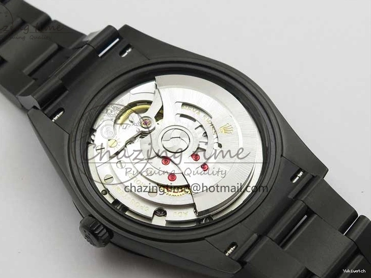 All Markers A3235 on Oyster Bracelet 41 Black Dial Black PVD Best Edition VRF Diamonds DateJust PVD 0128